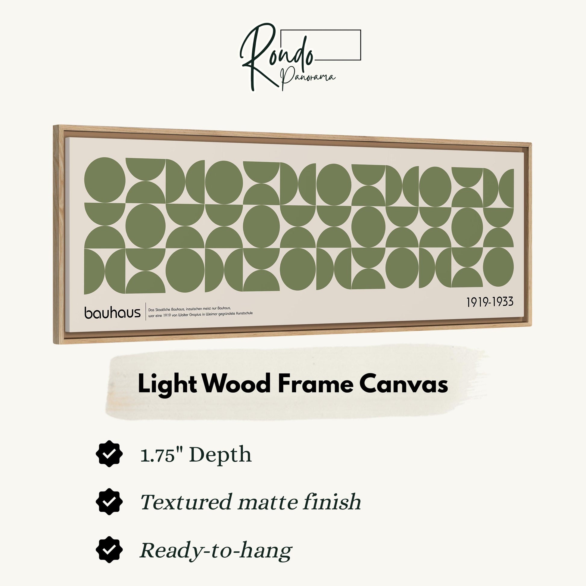 Light Wood Frame Canvas