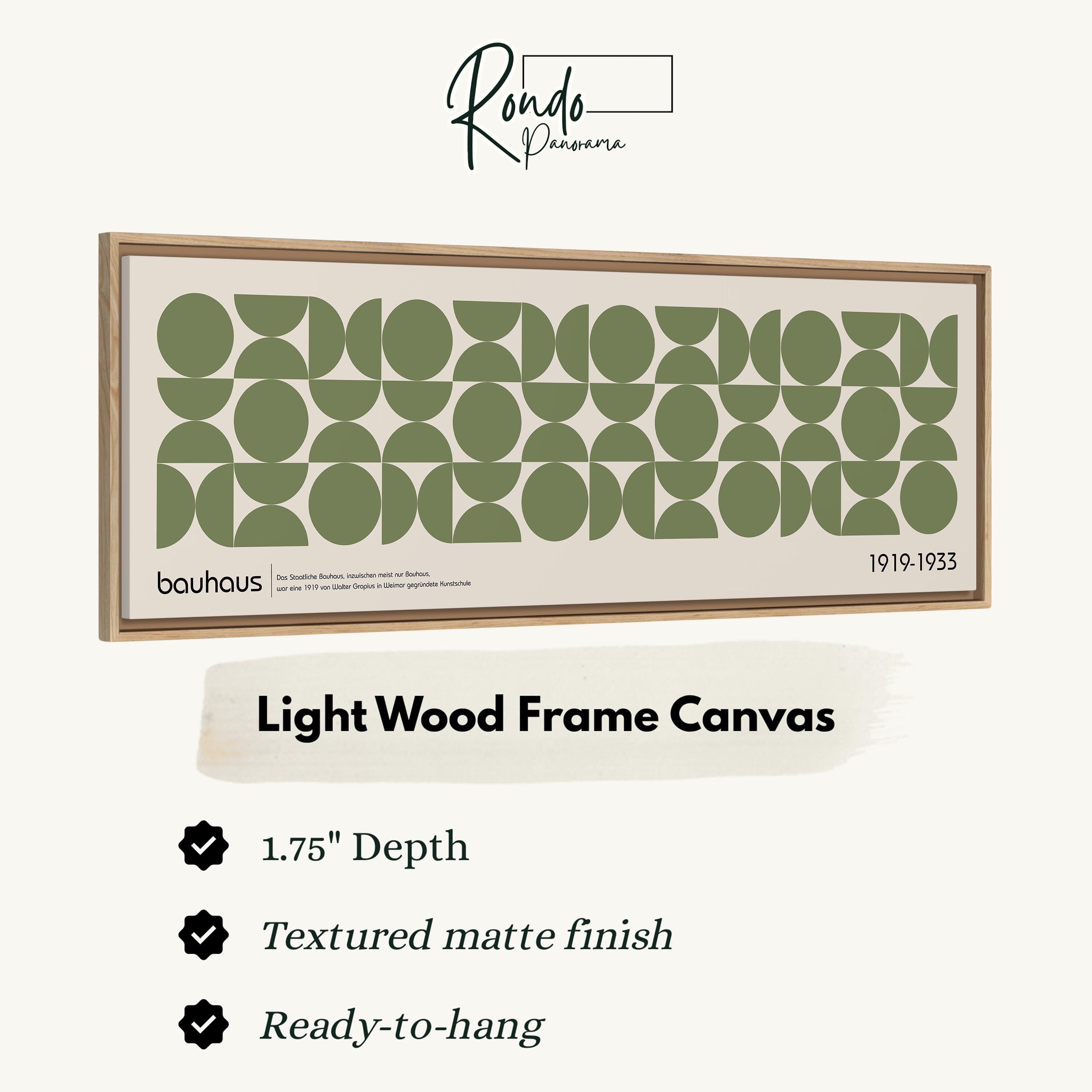 Light Wood Frame Canvas