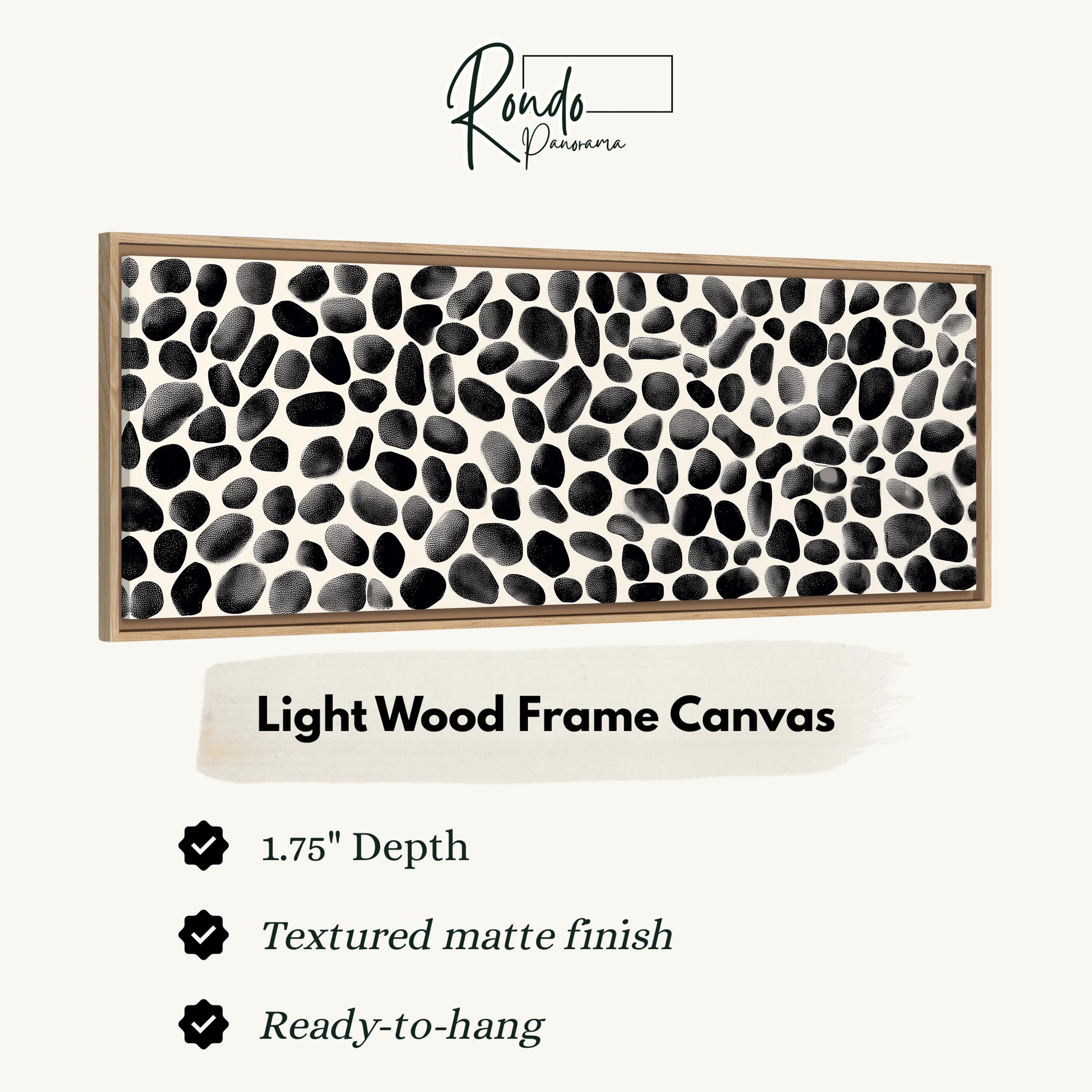 Light wood frame canvas