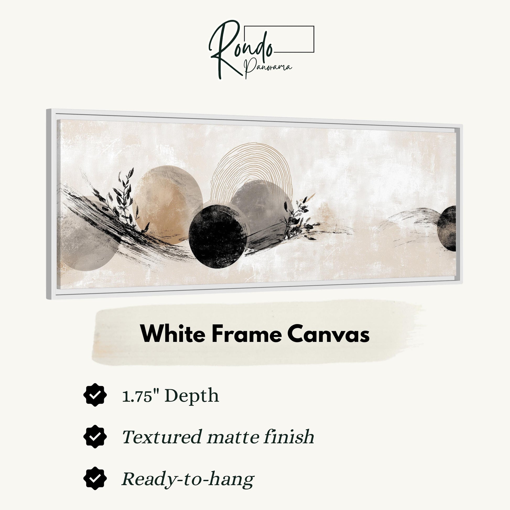 The image is a white frame canvas with abstract art on it.