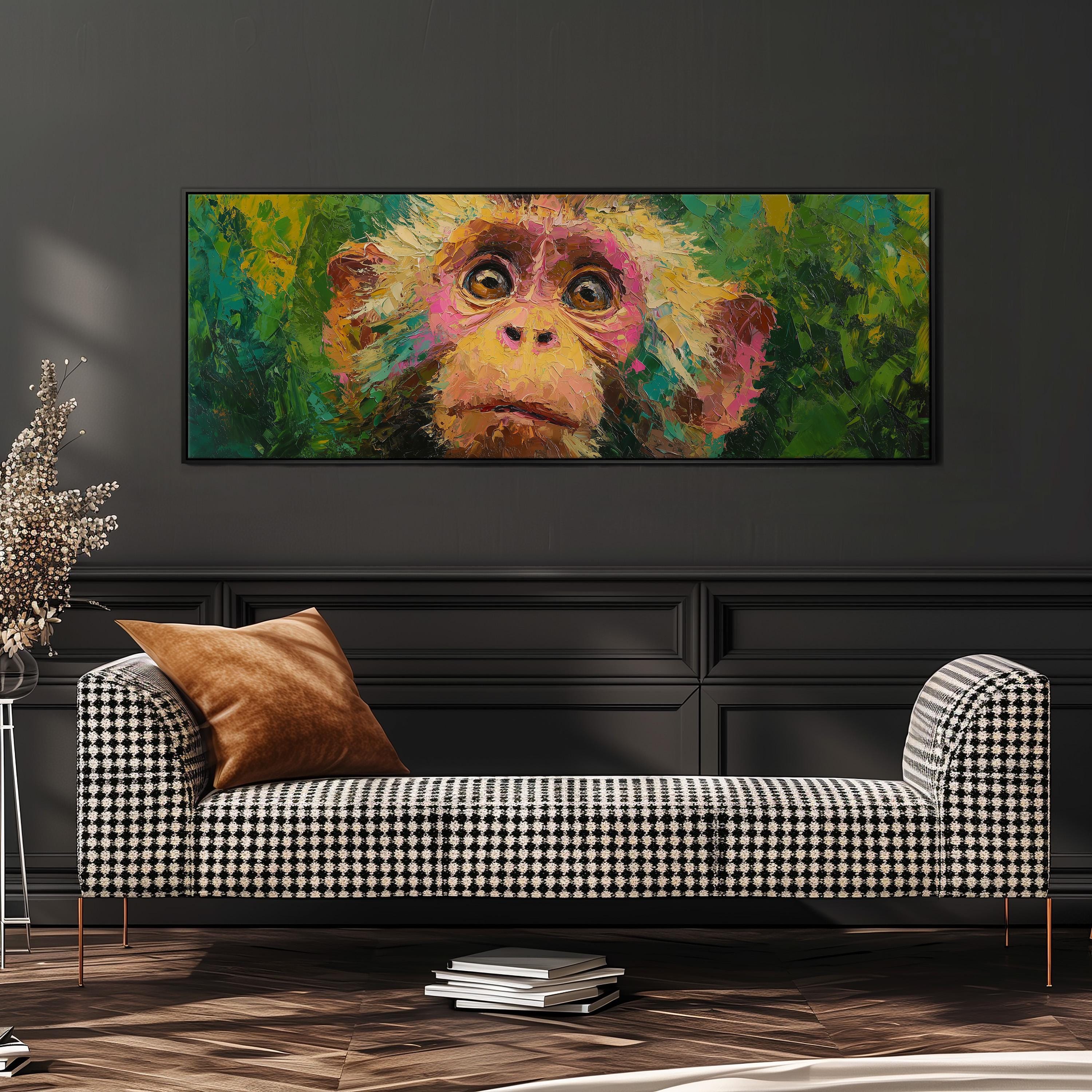 Colorful Monkey - Abstract Animal Art