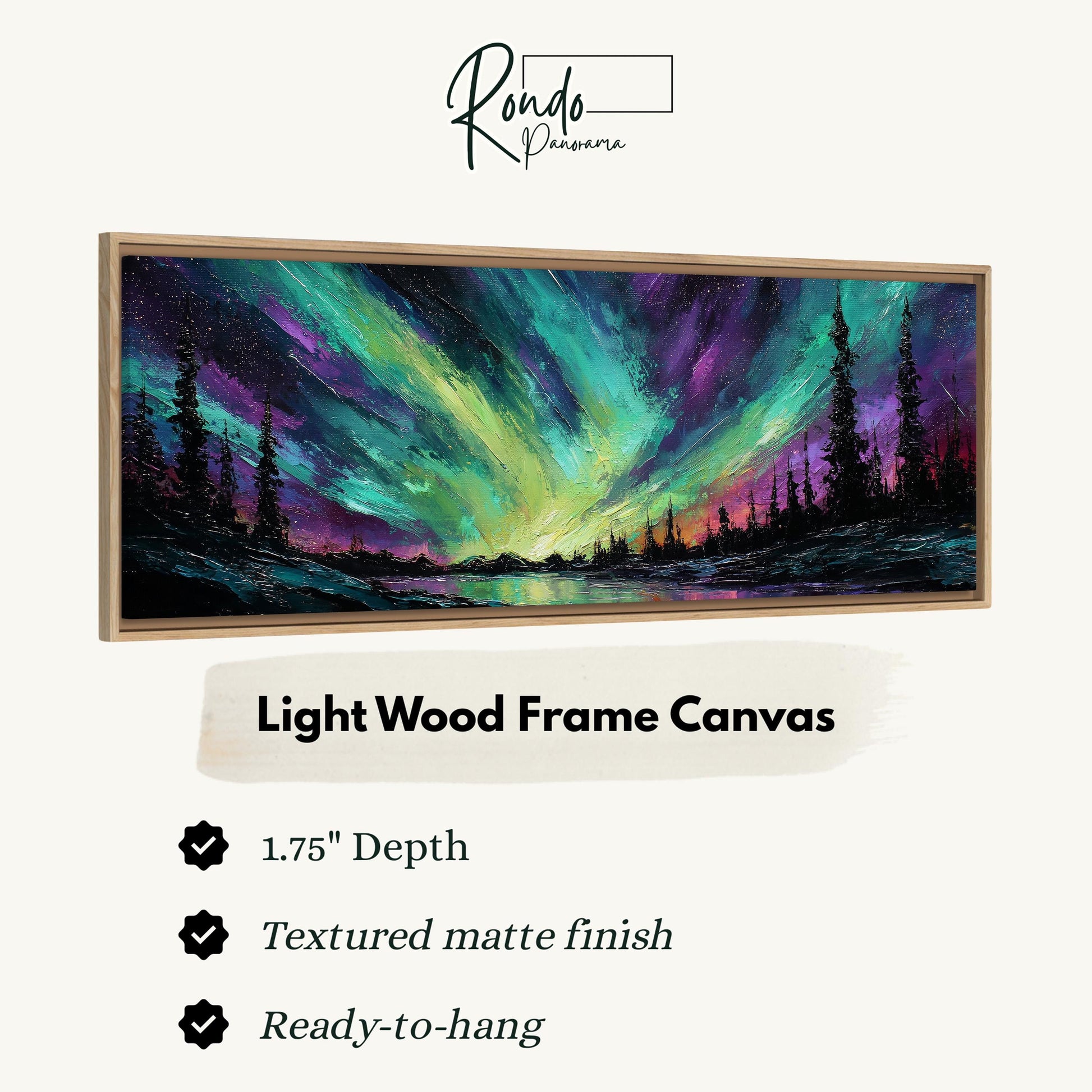 Light Wood Frame Canvas