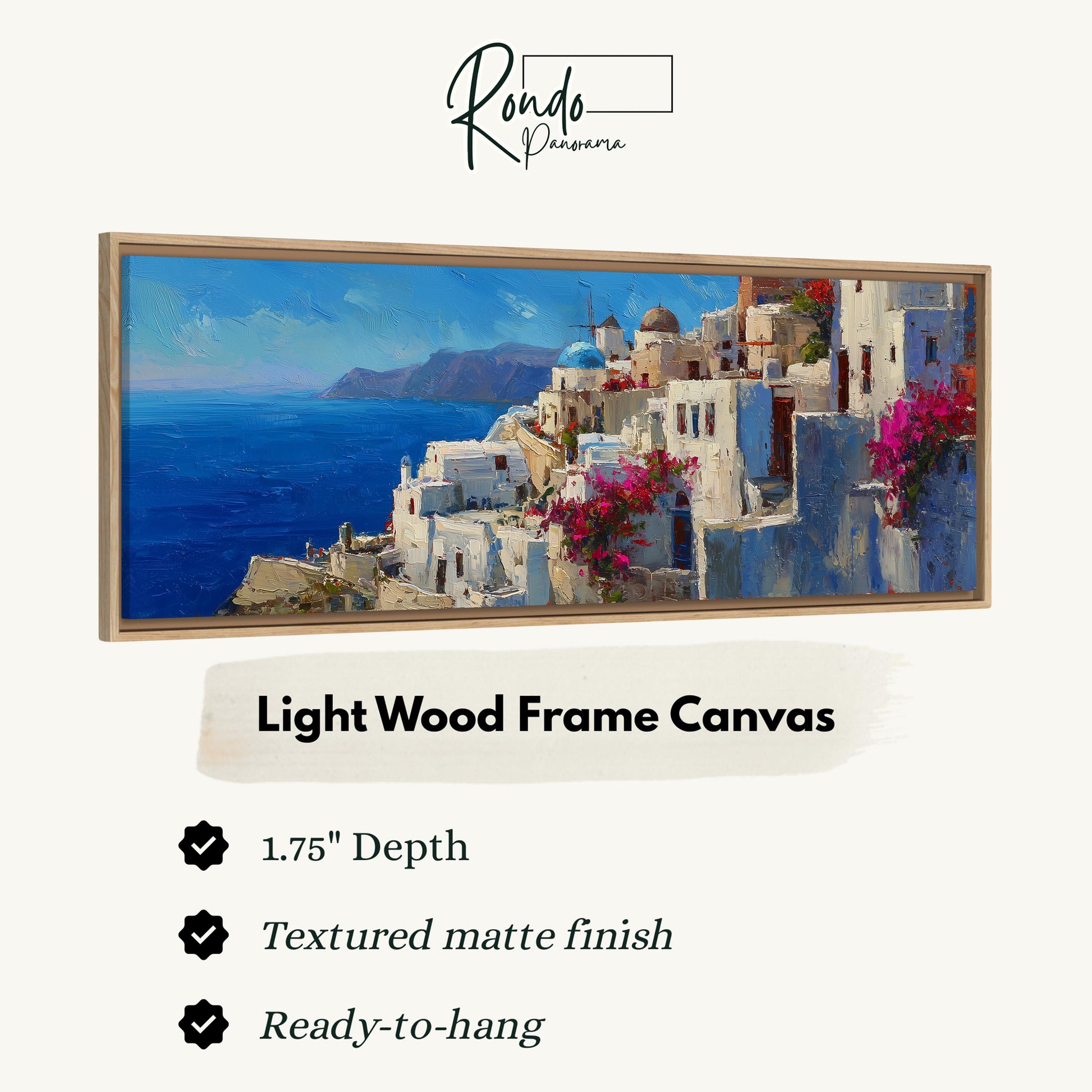 Light Wood Frame Canvas