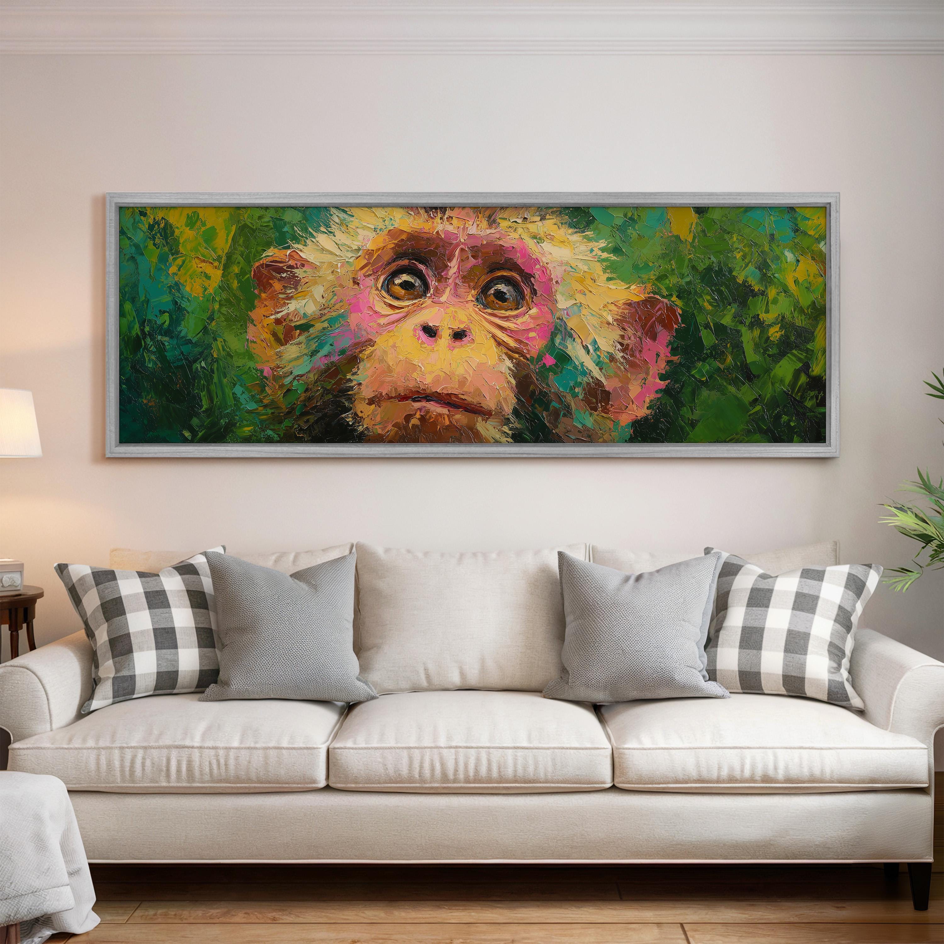 Colorful Monkey - Abstract Animal Art