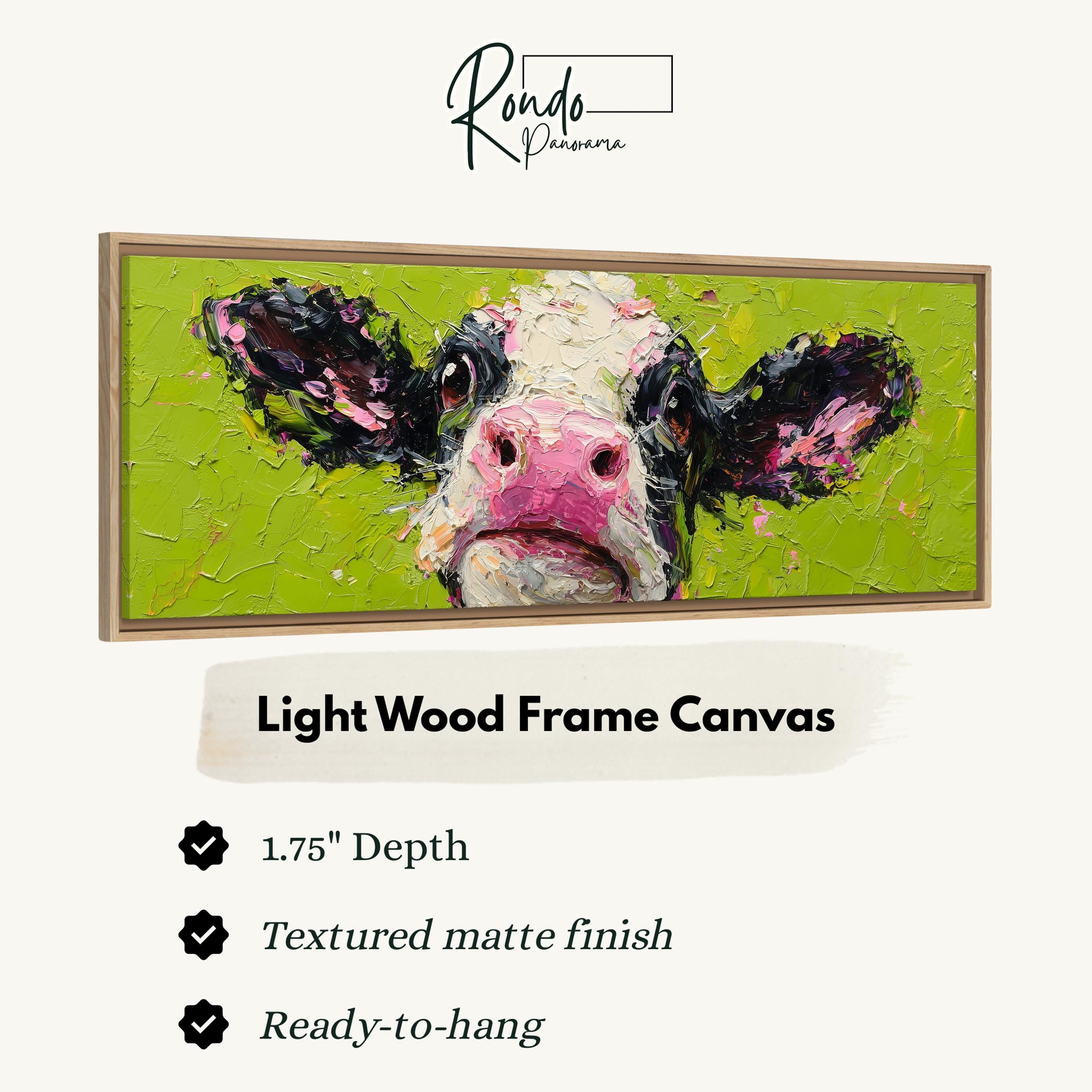 Colorful Cow - Abstract Farm Animal Art