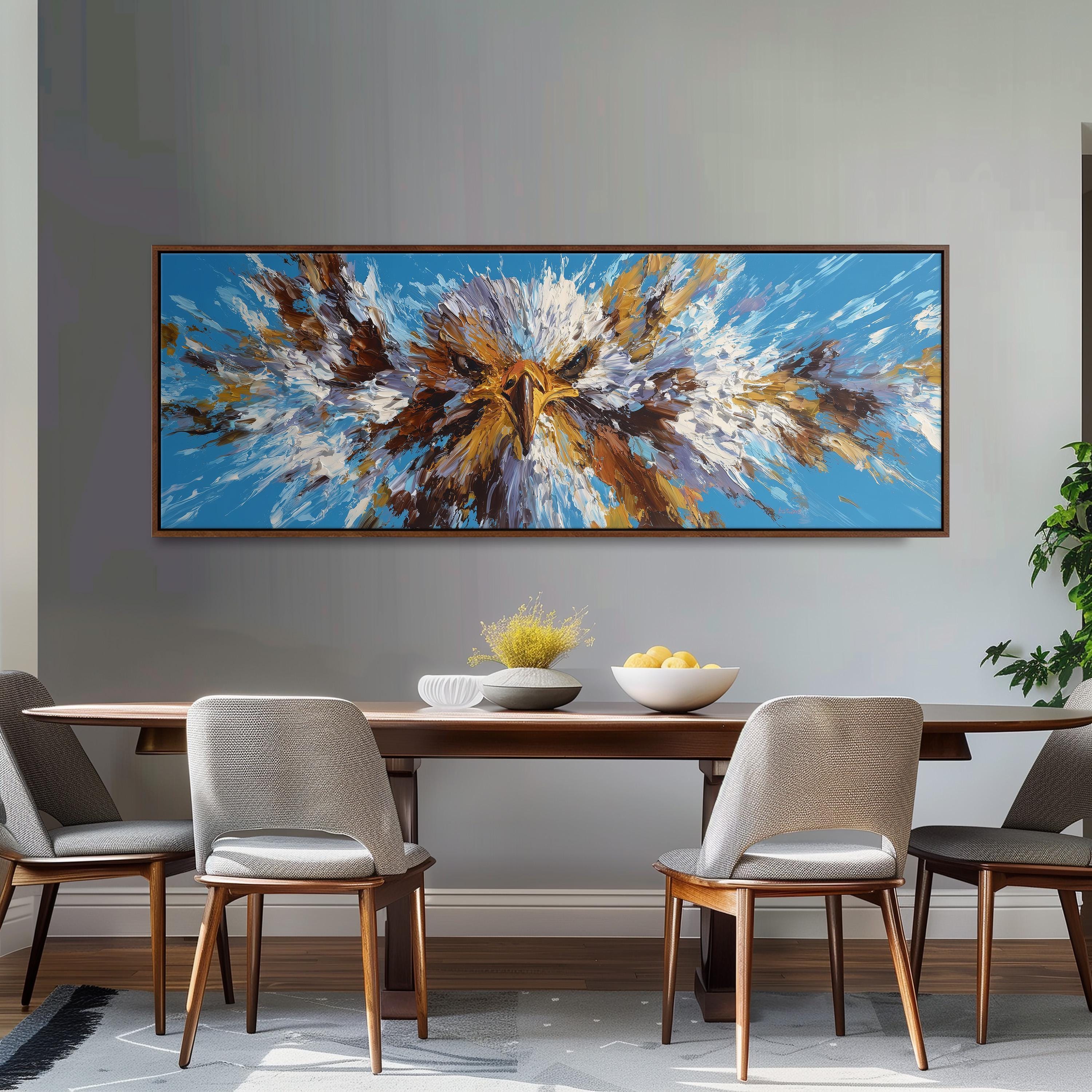 Majestic Eagle - Wide Panoramic Canvas Art