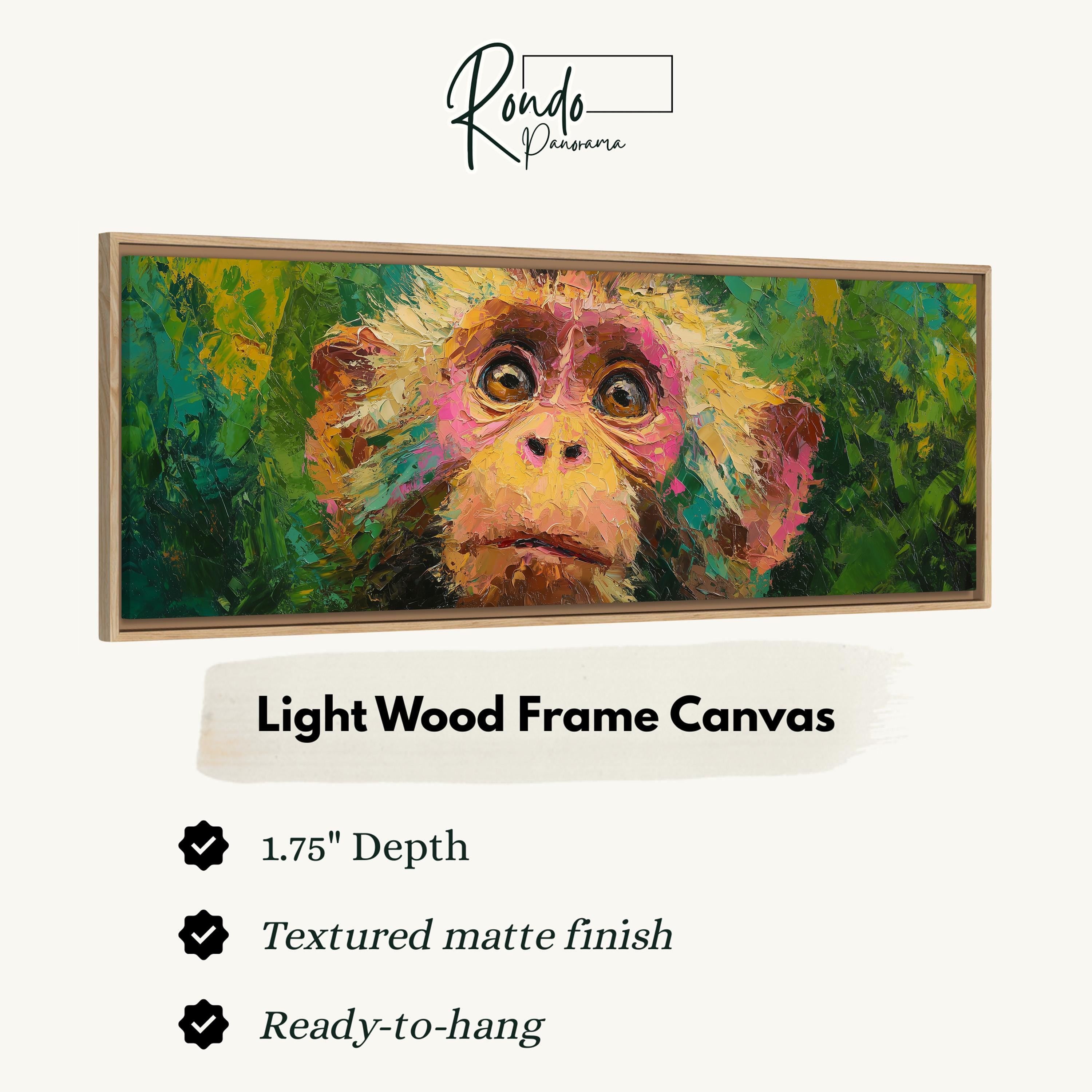 Colorful Monkey - Abstract Animal Art