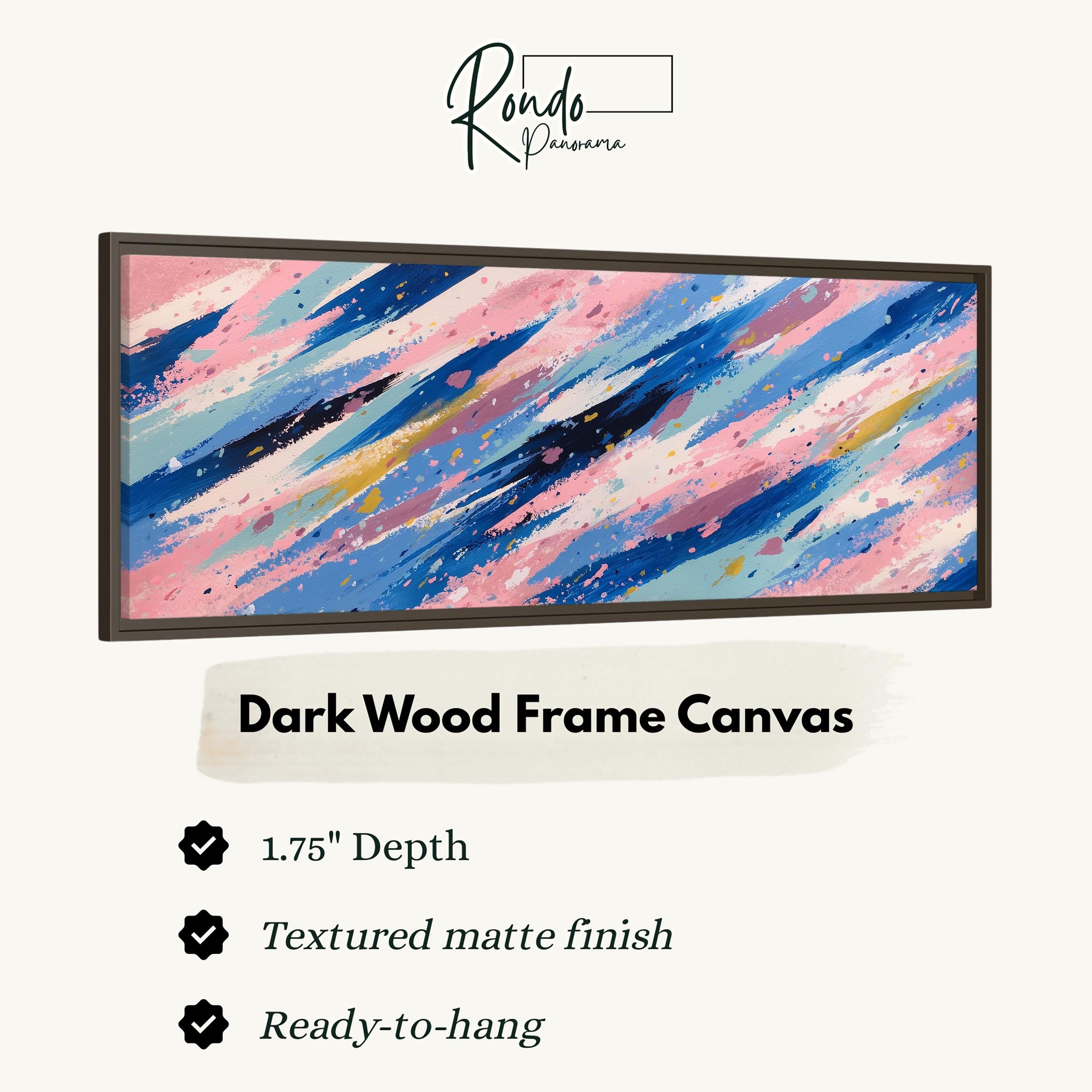 The image is a framed artwork with a textured matte finish, measuring 1.75" in depth and ready to hang.