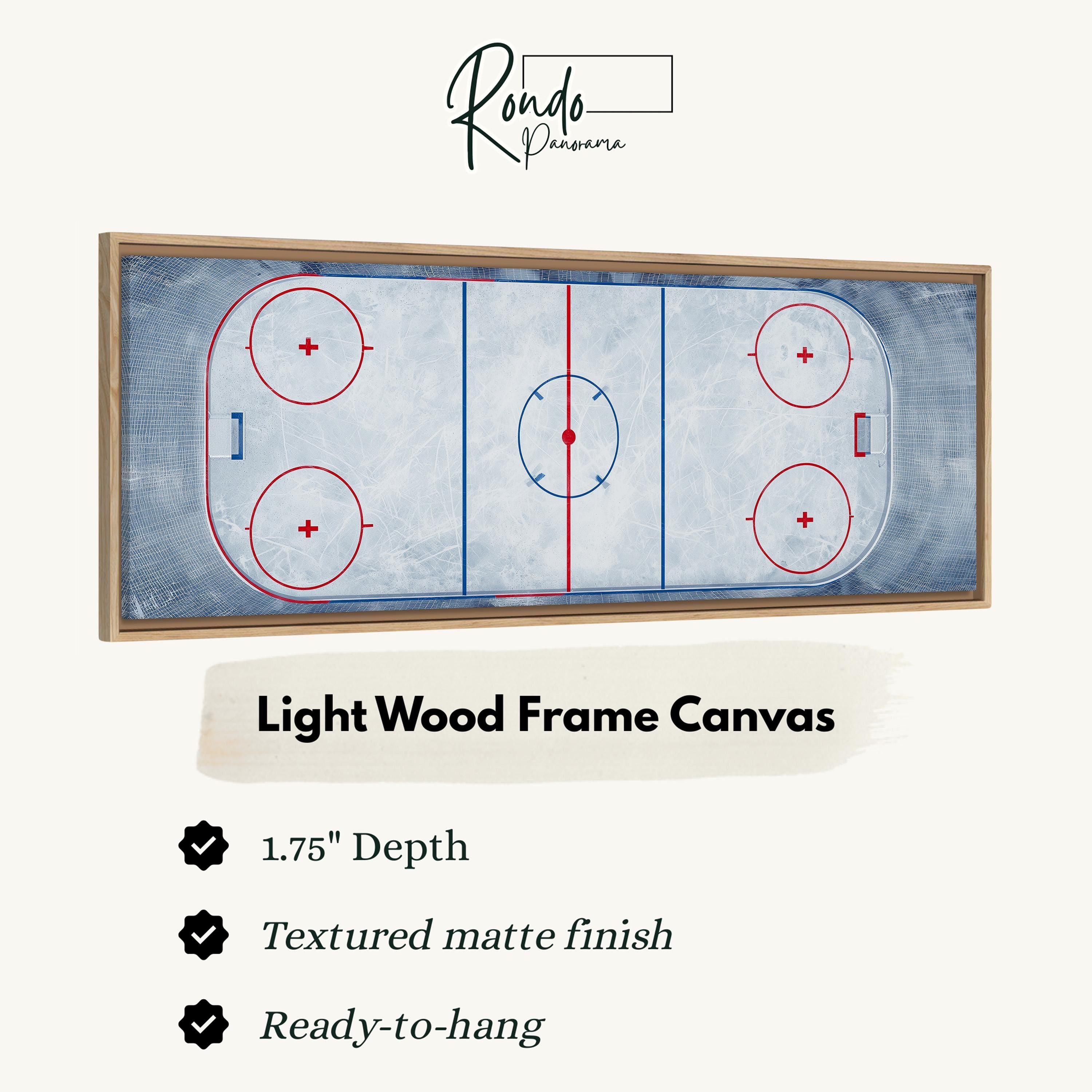 Light wood frame canvas