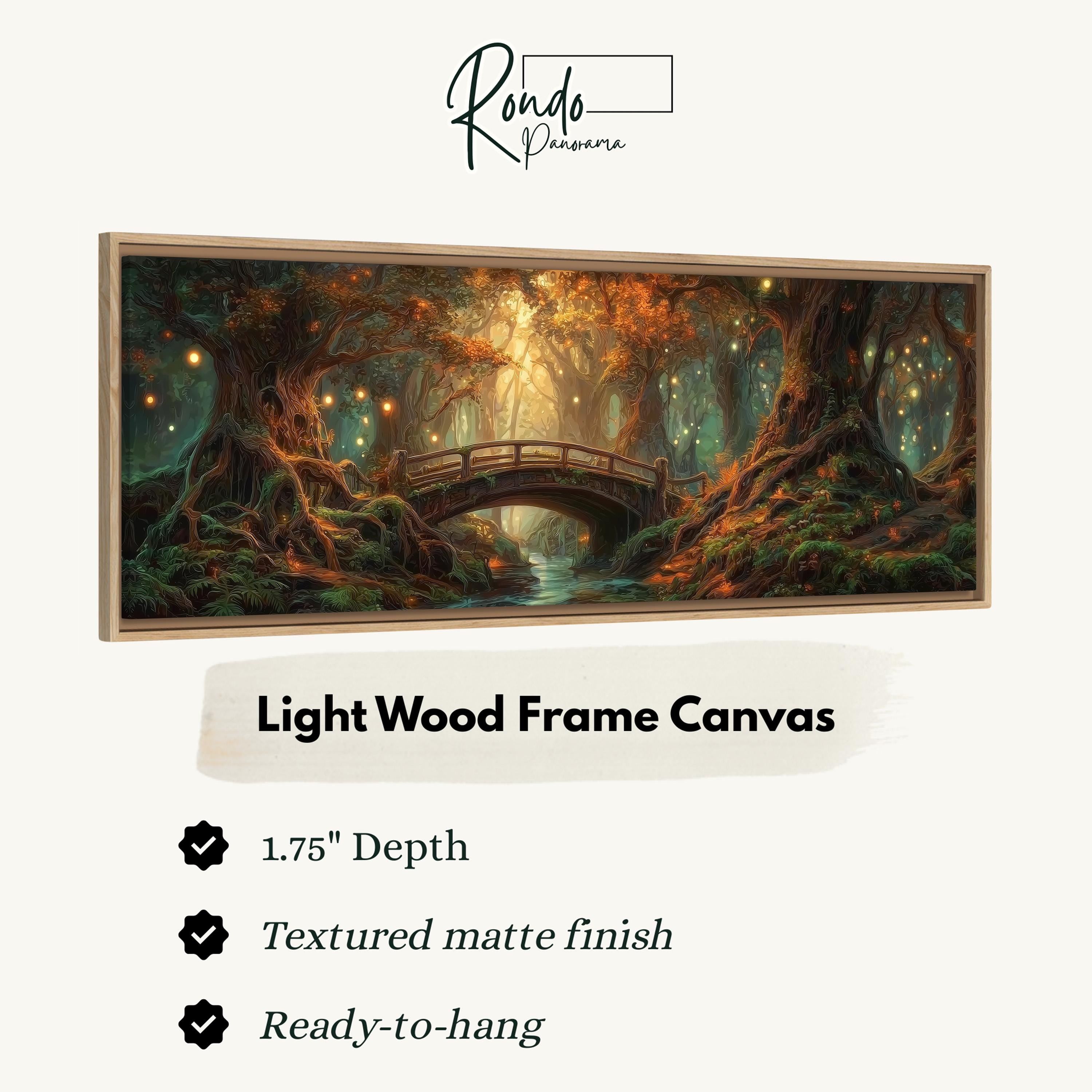 Light Wood Frame Canvas