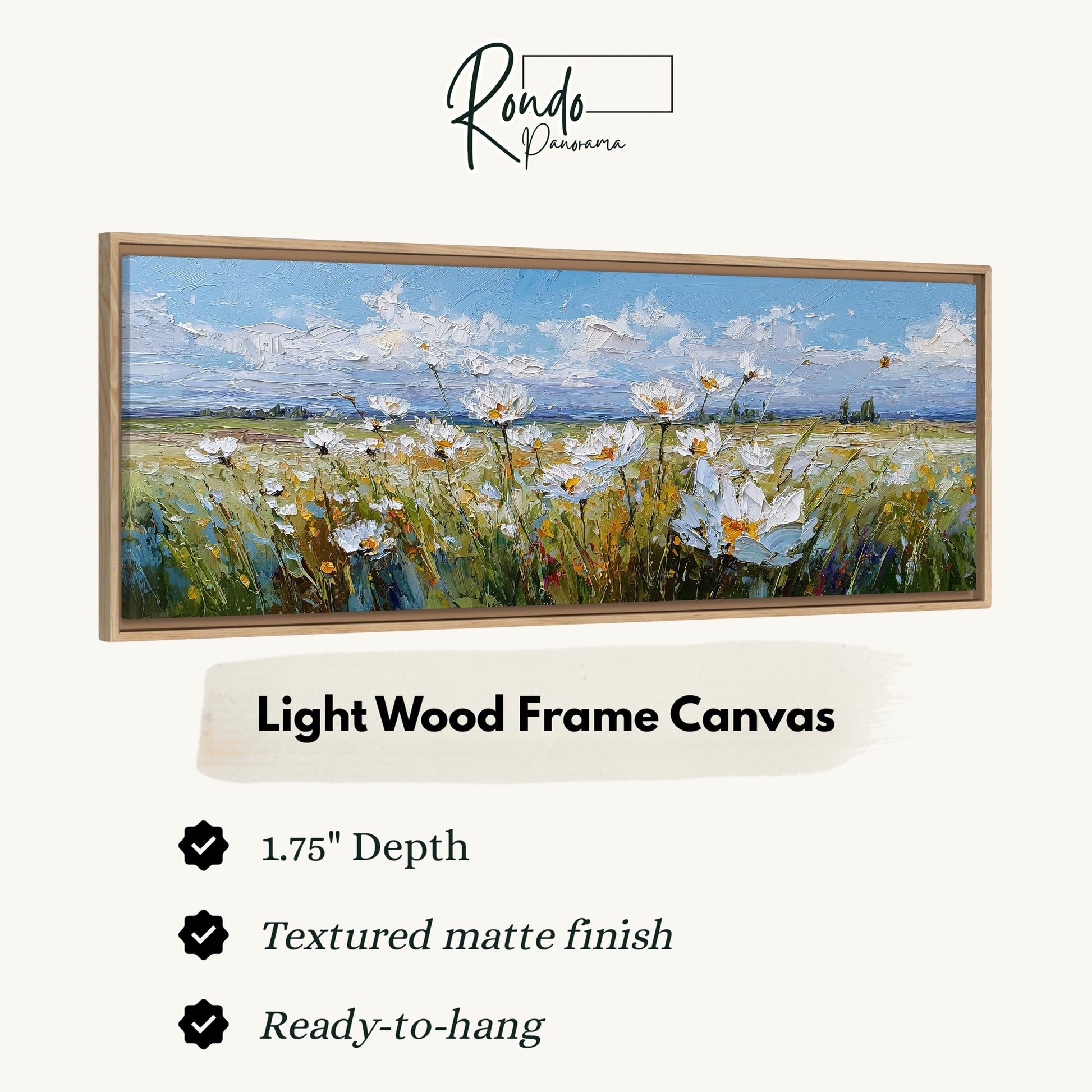 Light Wood Frame Canvas