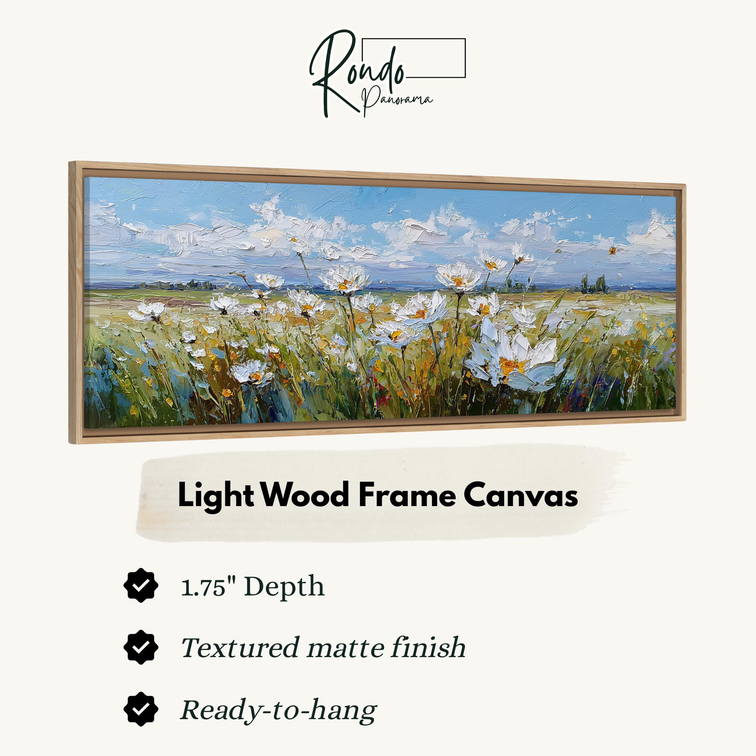 Light Wood Frame Canvas