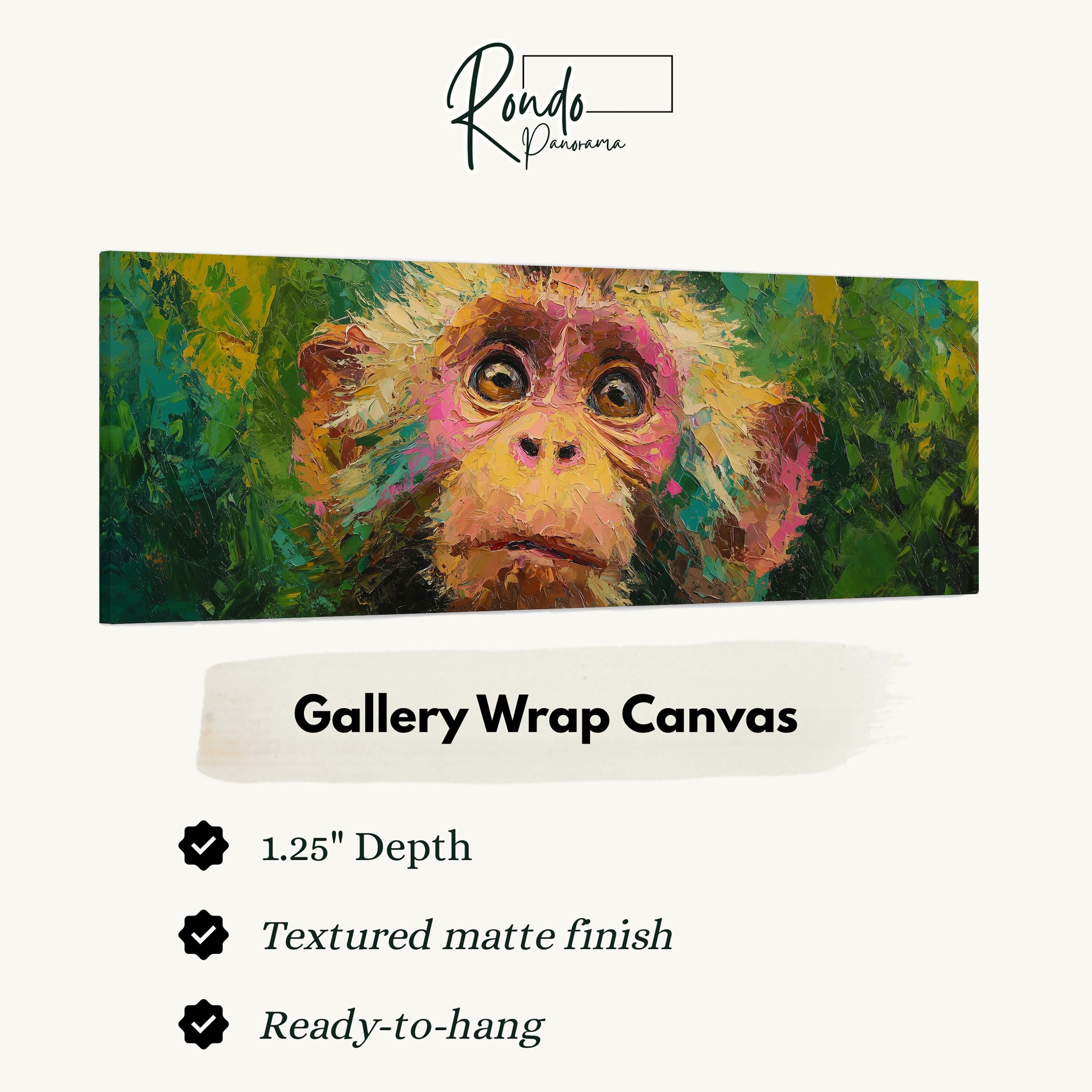 Colorful Monkey - Abstract Animal Art