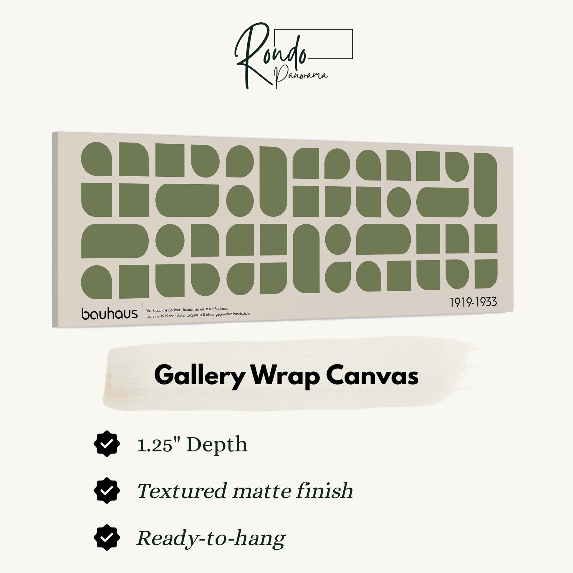 bauhaus gallery wrap canvas