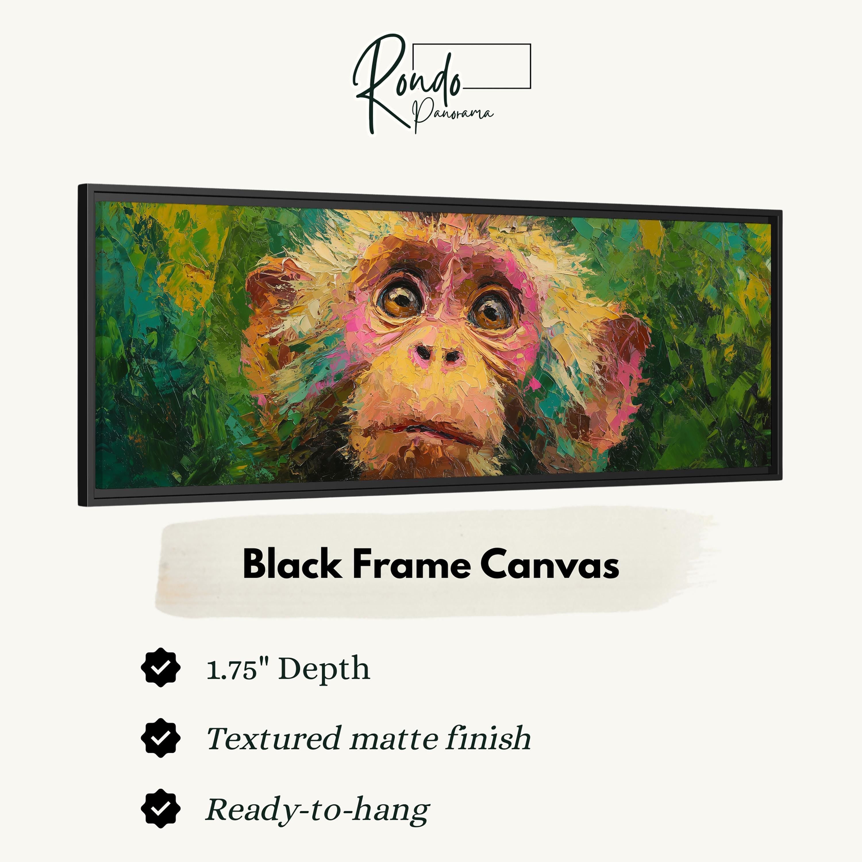 Colorful Monkey - Abstract Animal Art