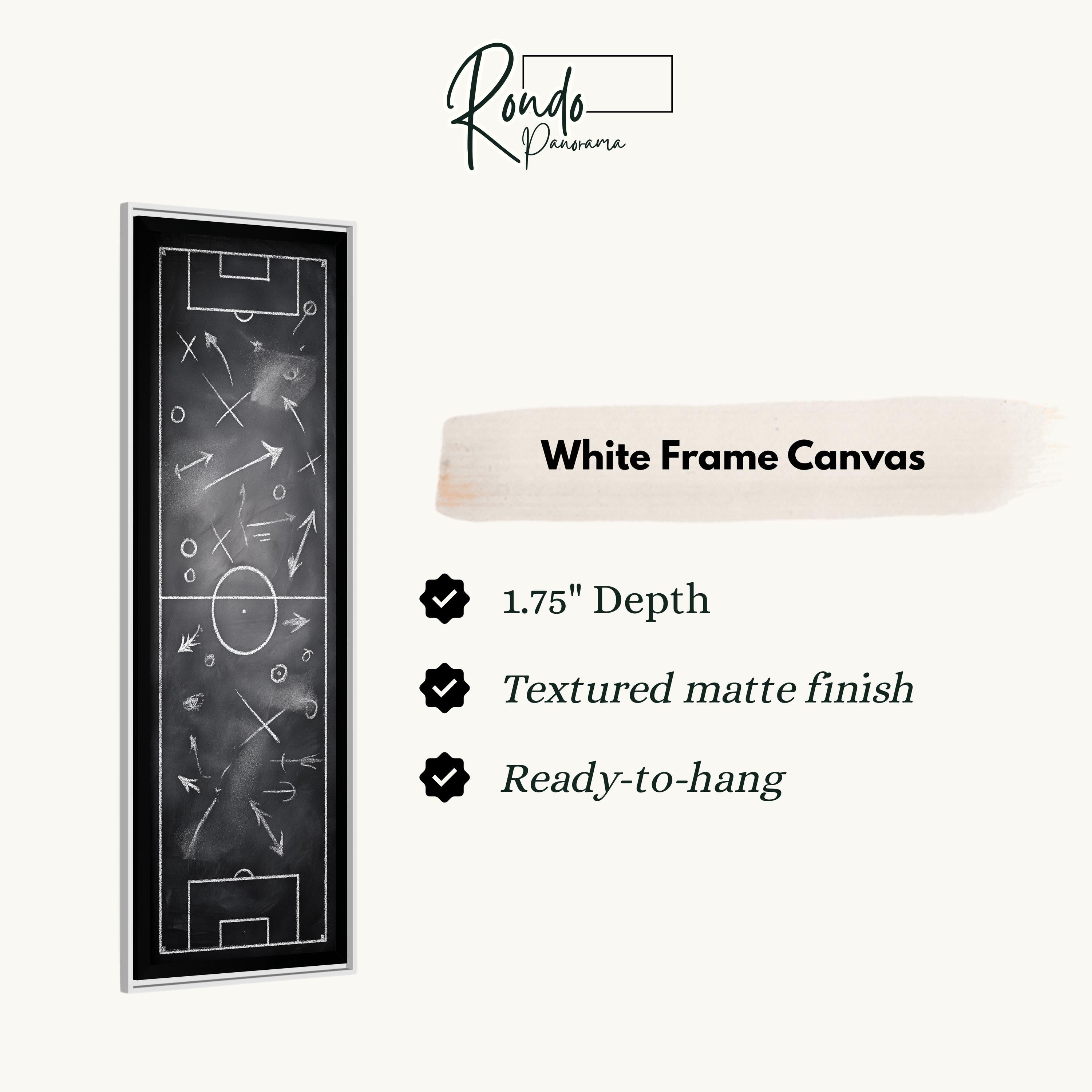a white frame canvas with a black and white abstract design, including various shapes and lines.