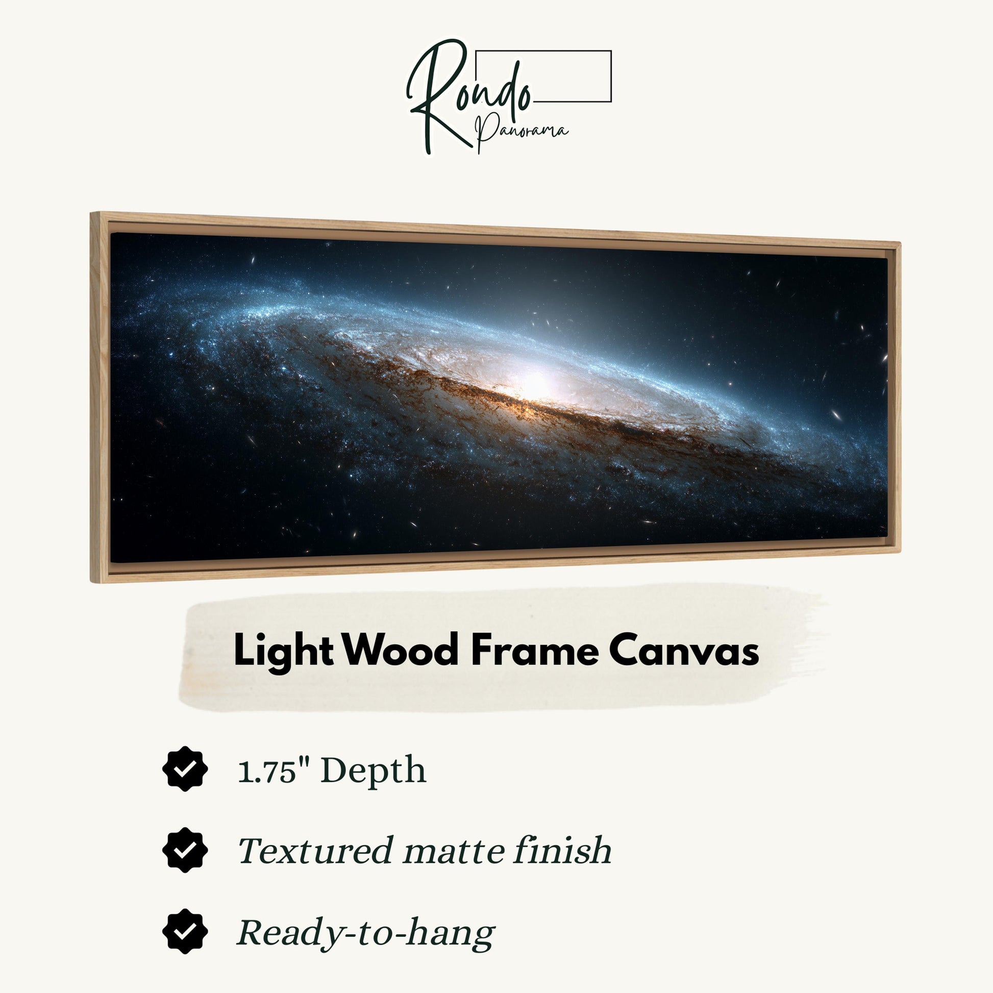 Light wood frame canvas