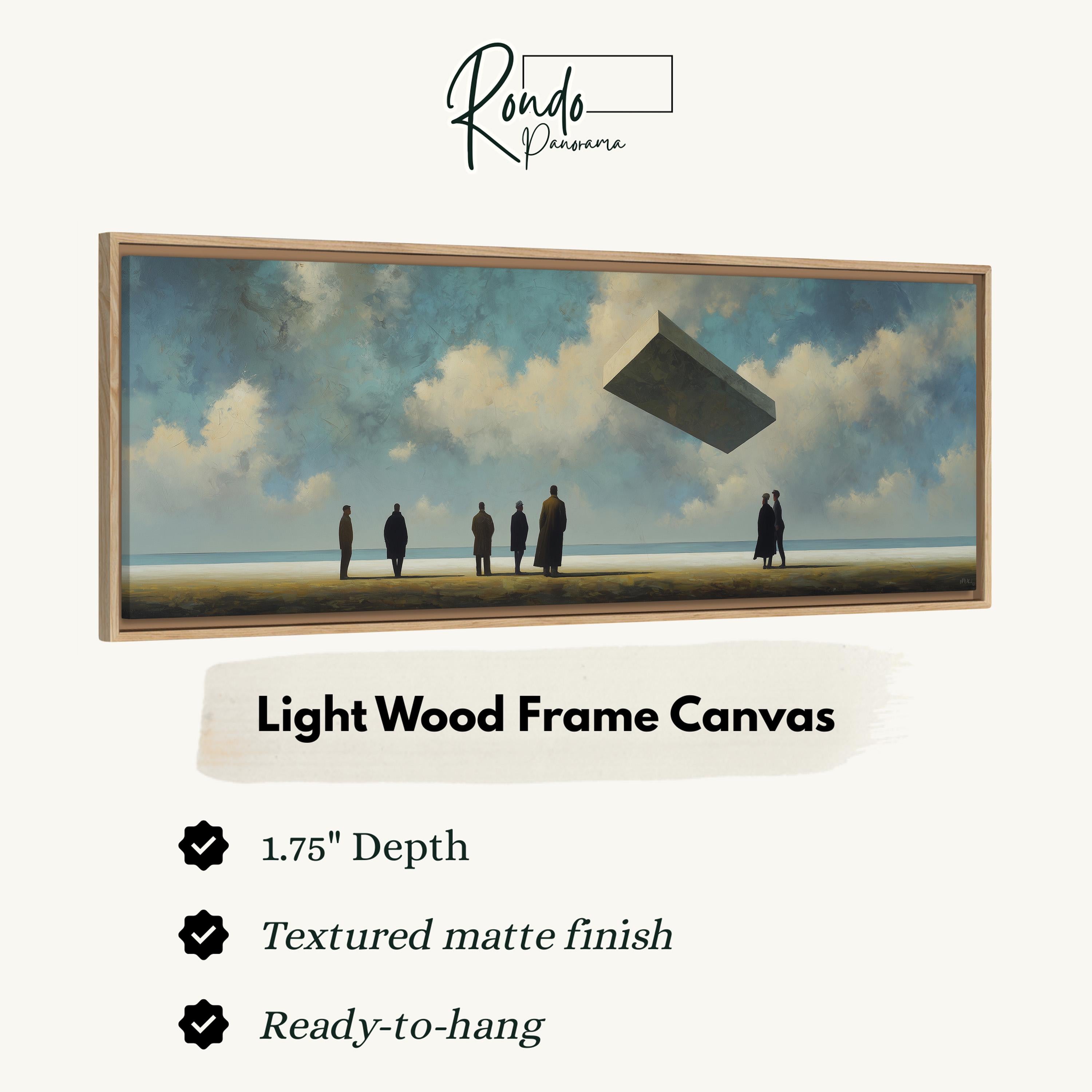 Light wood frame canvas