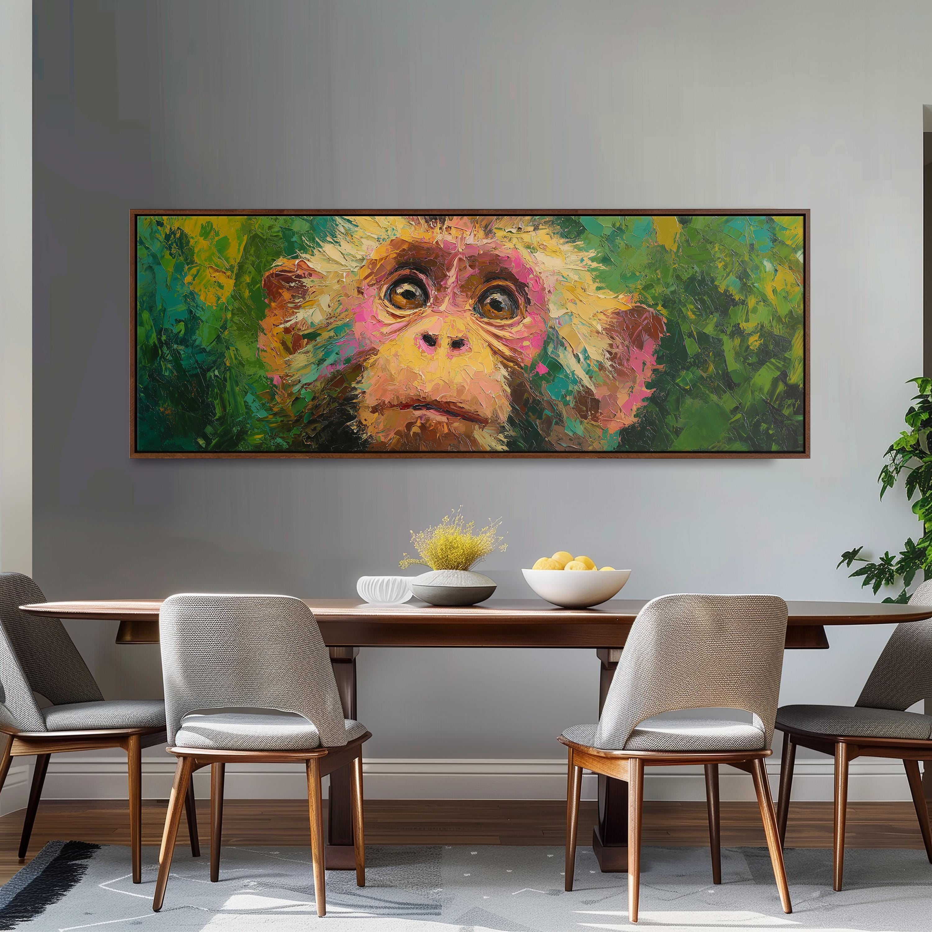 Colorful Monkey - Abstract Animal Art