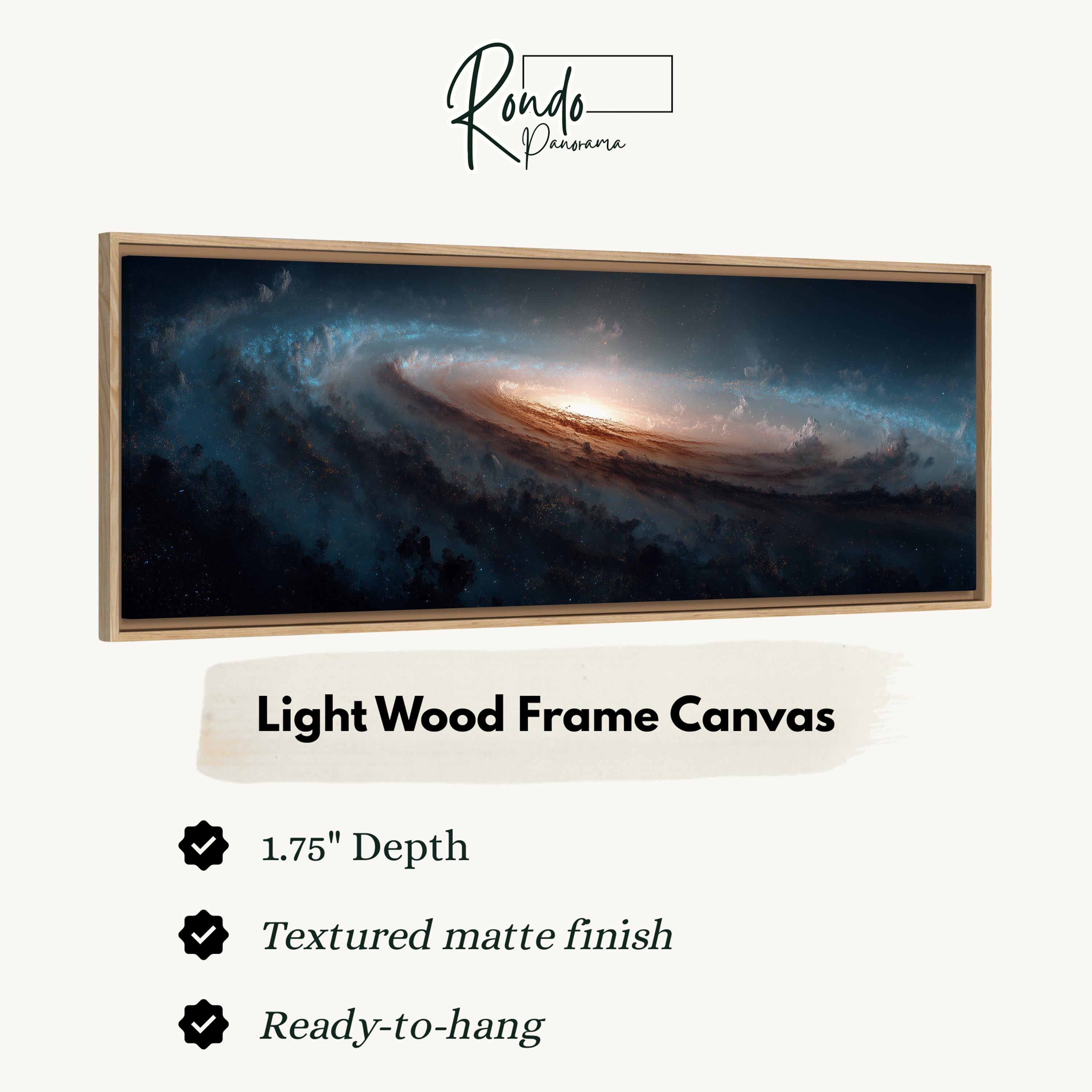Light wood frame canvas
