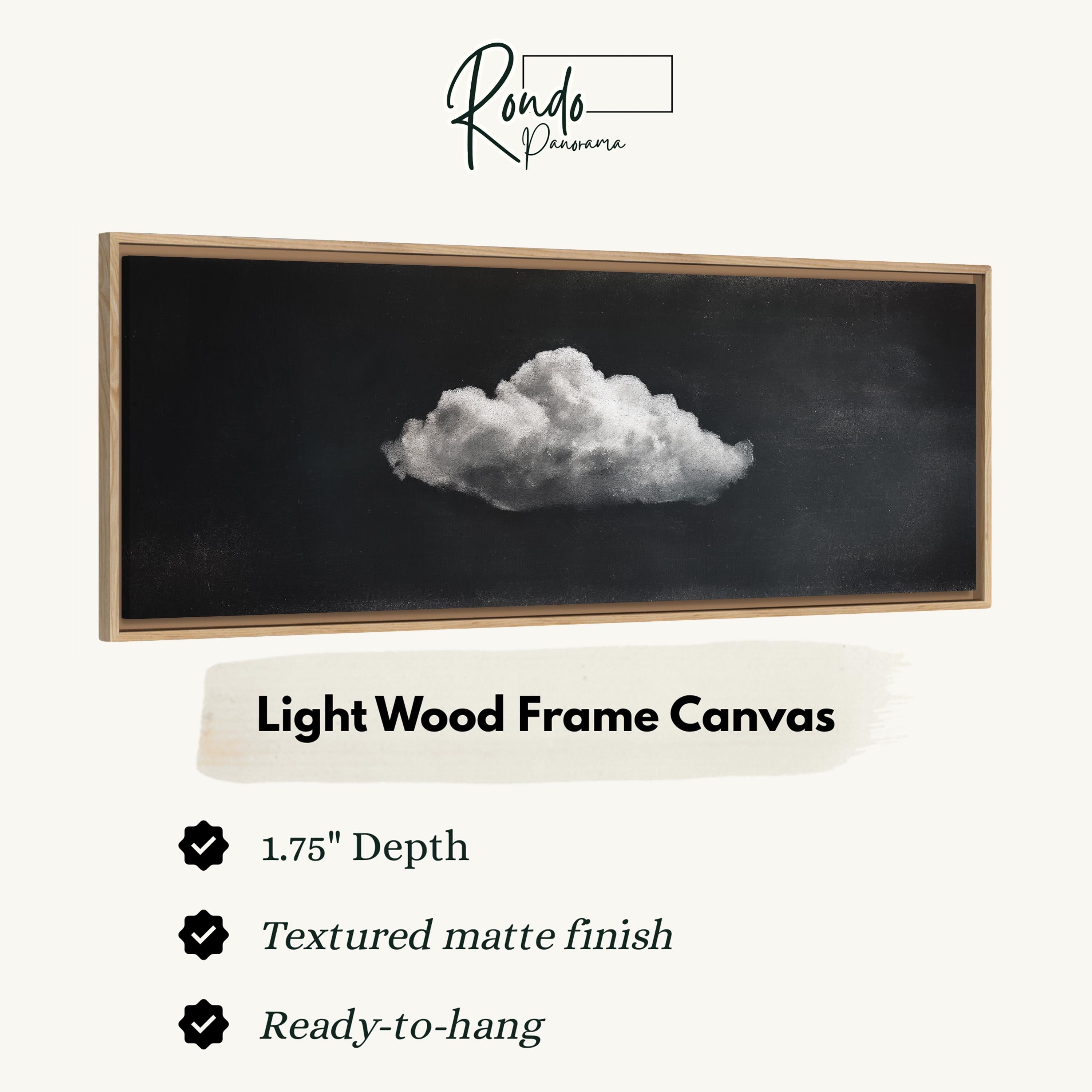 Light wood frame canvas