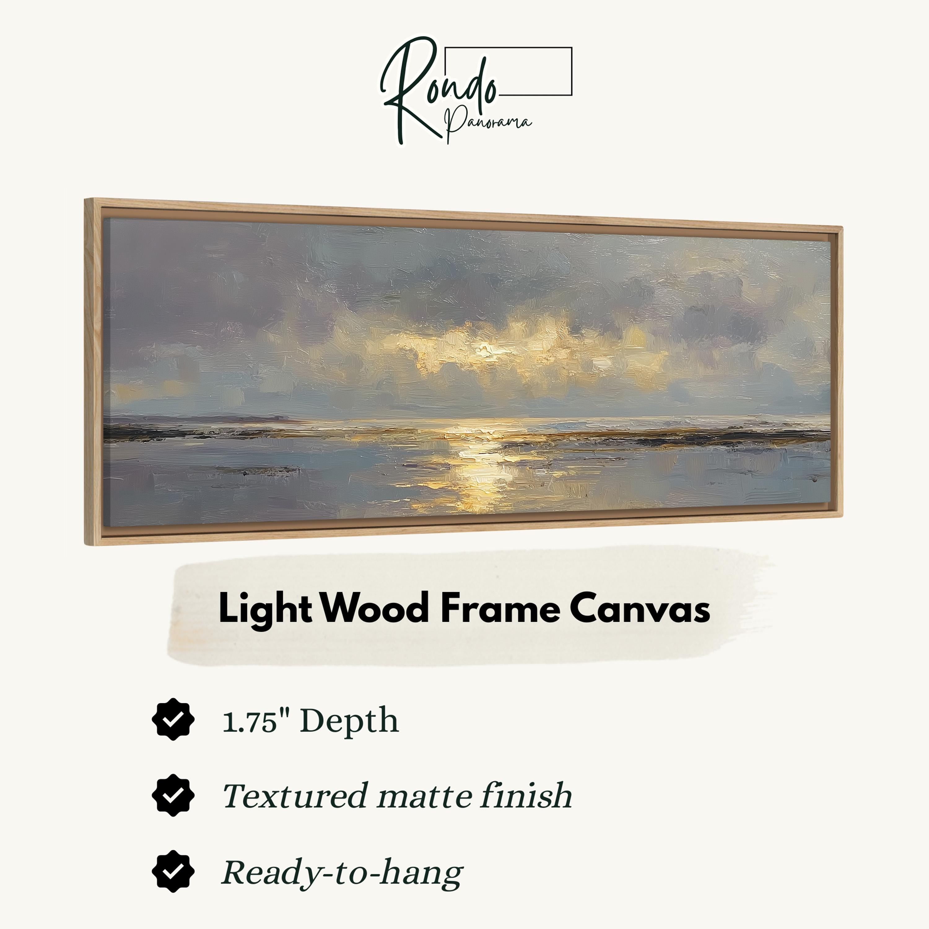 Light Wood Frame Canvas