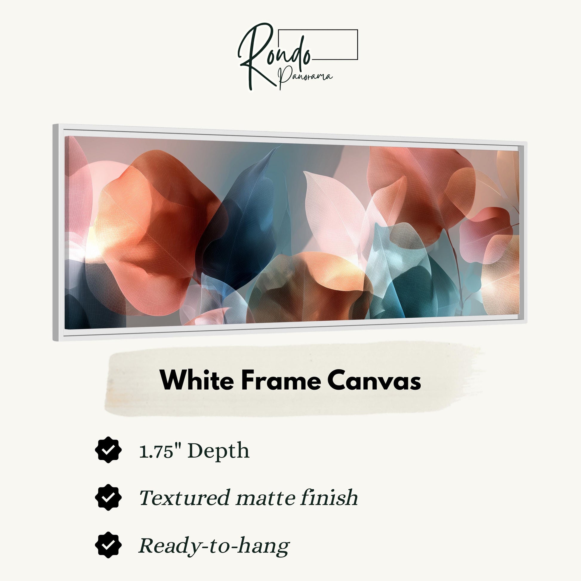 The image is a white frame canvas with a colorful abstract floral design.