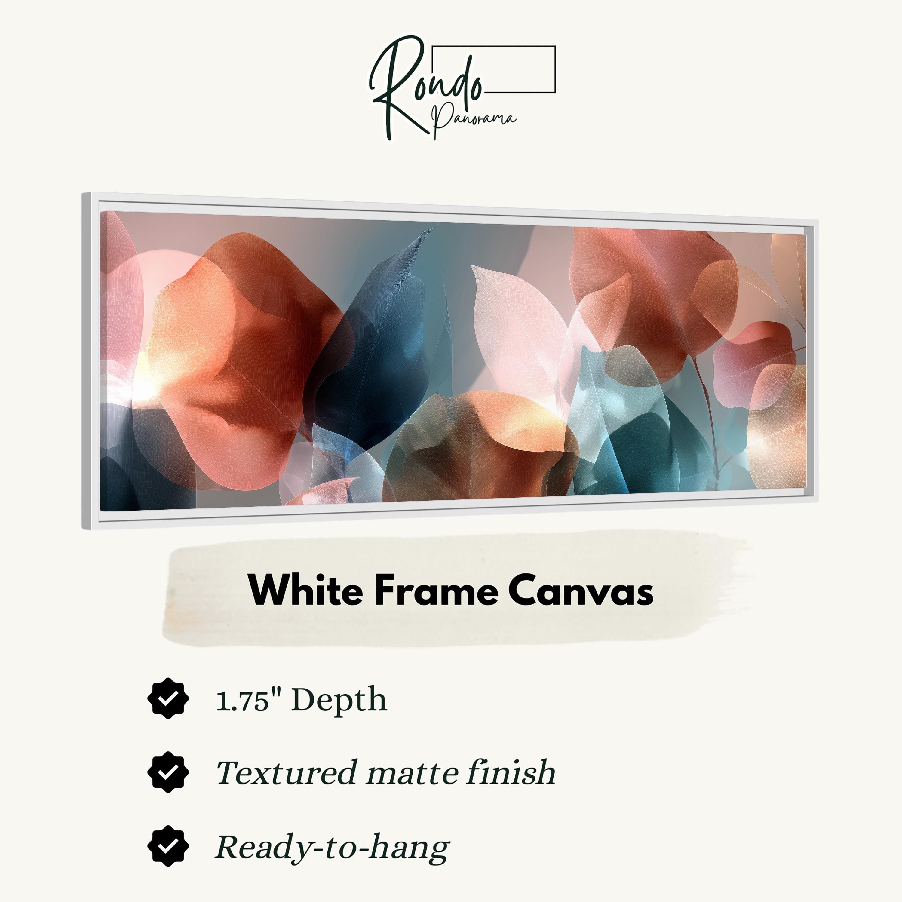 The image is a white frame canvas with a colorful abstract floral design.