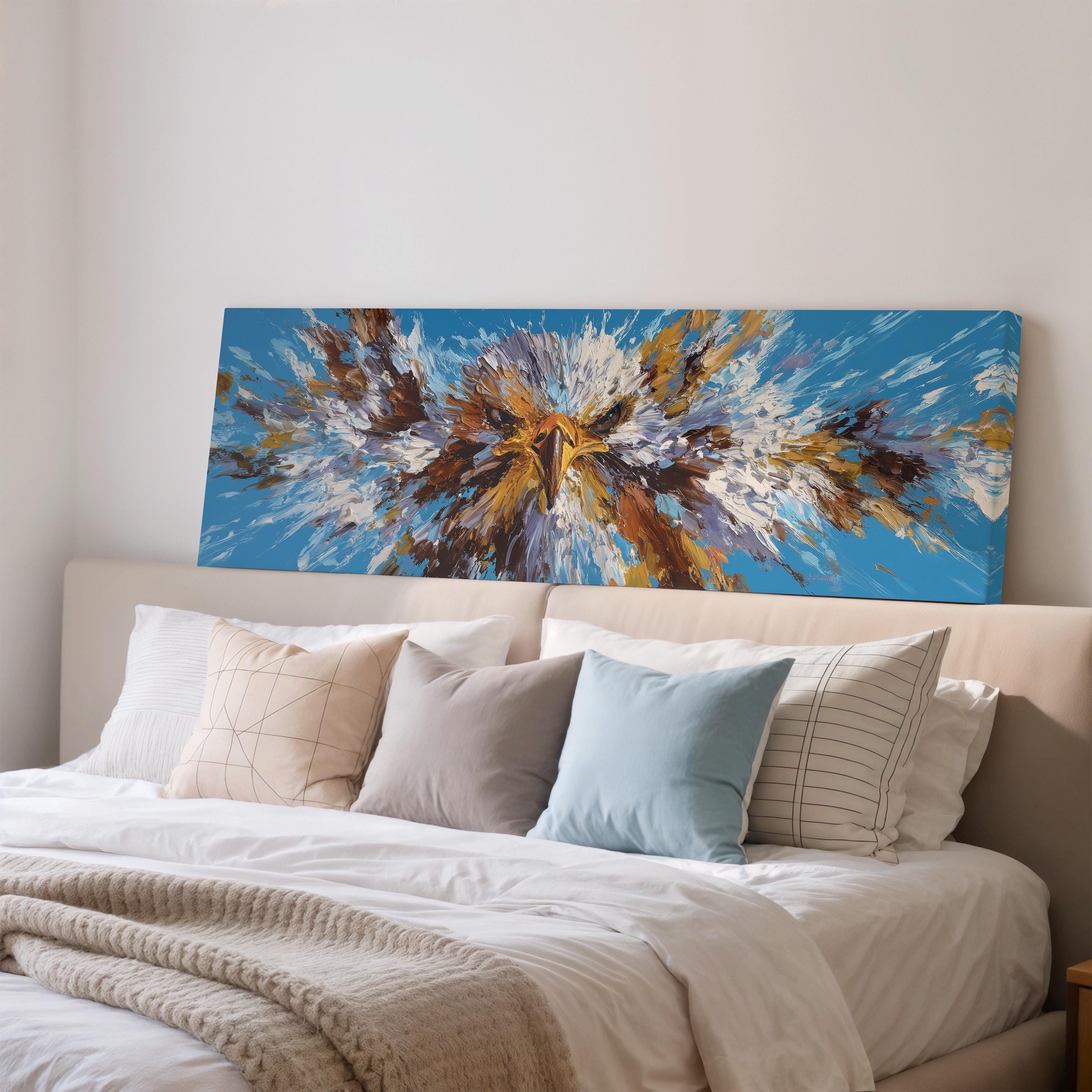 Majestic Eagle - Wide Panoramic Canvas Art