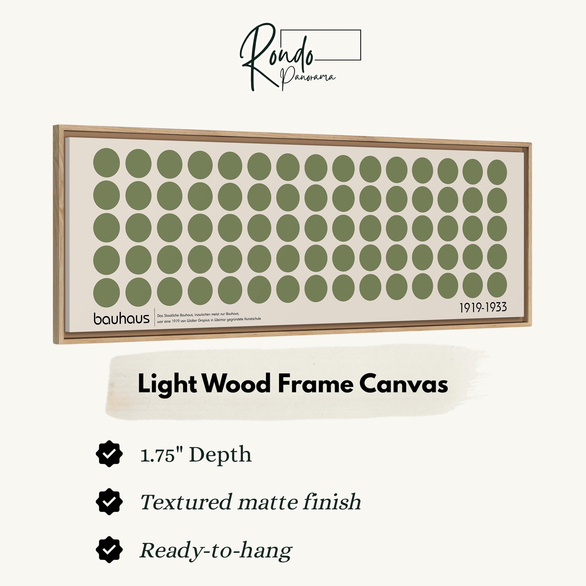 Light Wood Frame Canvas
