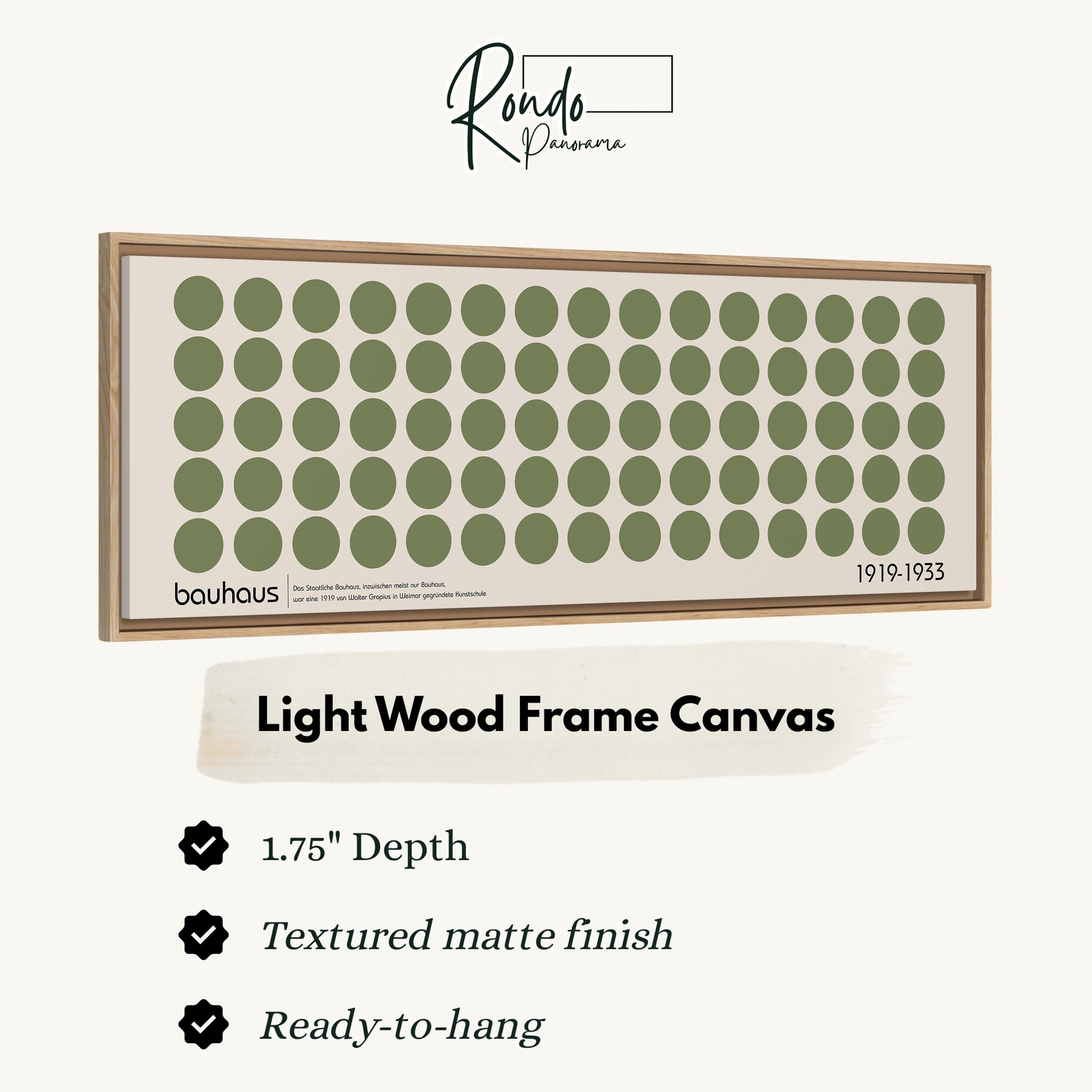 Light Wood Frame Canvas